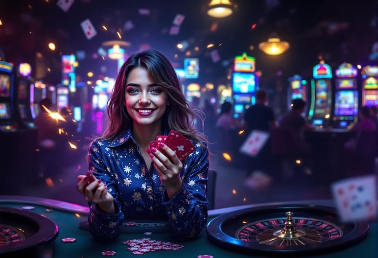 Ilustrasi teknologi enkripsi dan perlindungan data canggih pada platform digital
